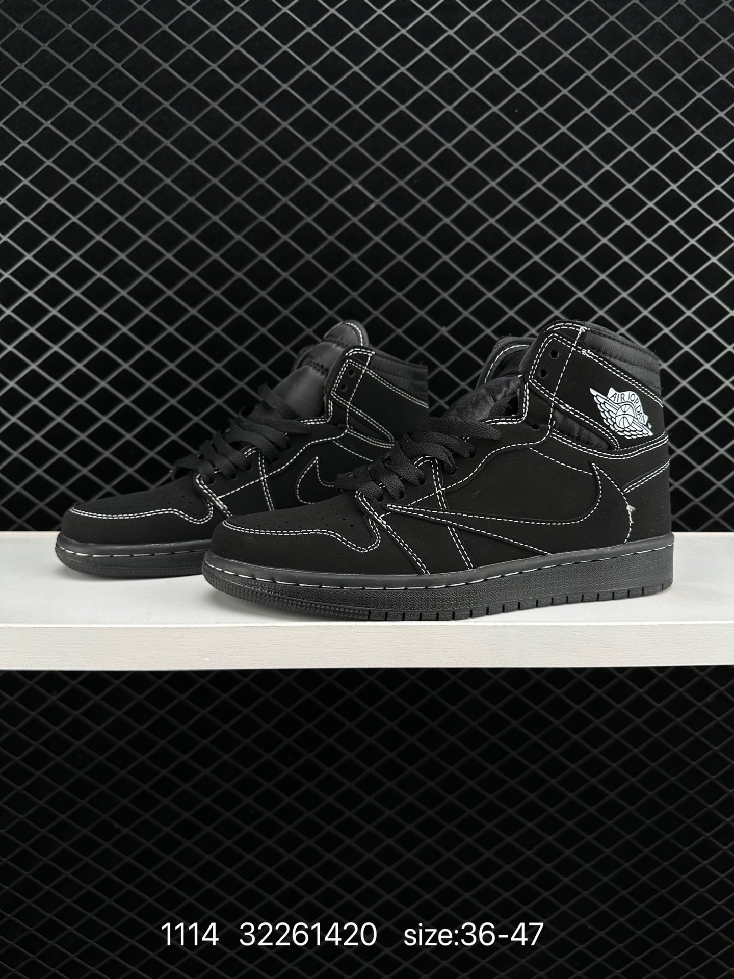 Travis Scott x Air Jordan 1 Low OG “Black Phantom